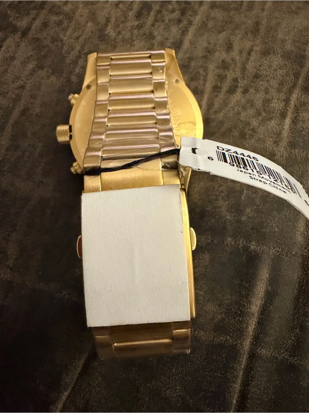 Diesel Men’s All-Gold Chronograph Bracelet Watch